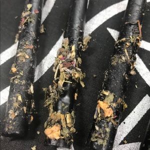 Herb & Protection Ritual Black Candle Stick